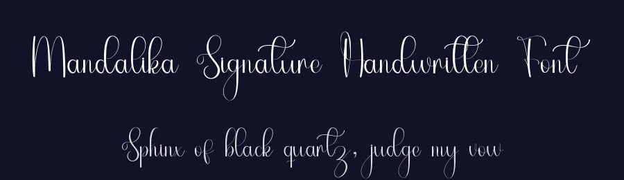 Mandalika Signature Handwritten Font by inermediaSTUDIO — Script Handwritten Font — thumbnail 2