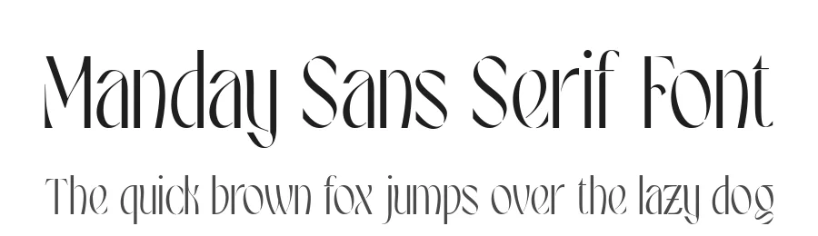 Manday Sans Serif Font by alit design — Sans Serif Font
