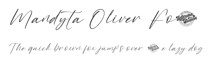 Mandyta Oliver Font by letterenastudios — Script Handwritten Font