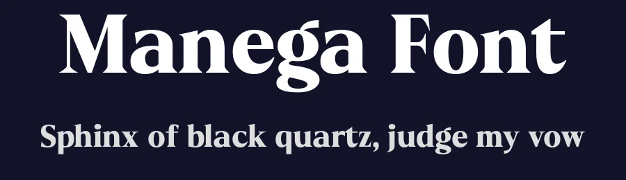 Manega Font by Hole Hope Design — Serif Font — thumbnail 2
