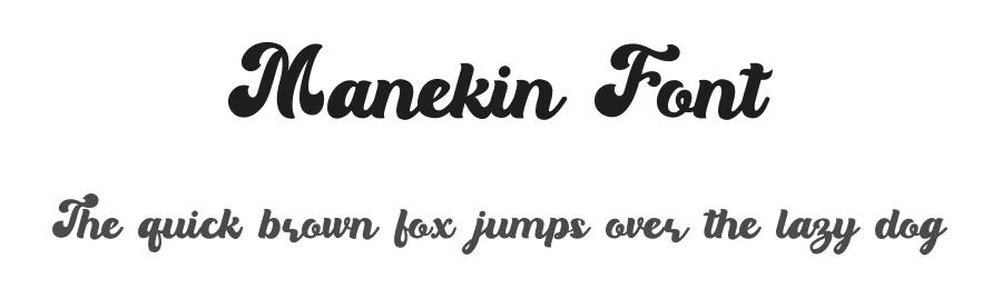 Manekin Font by Say Studio — Script Handwritten Font