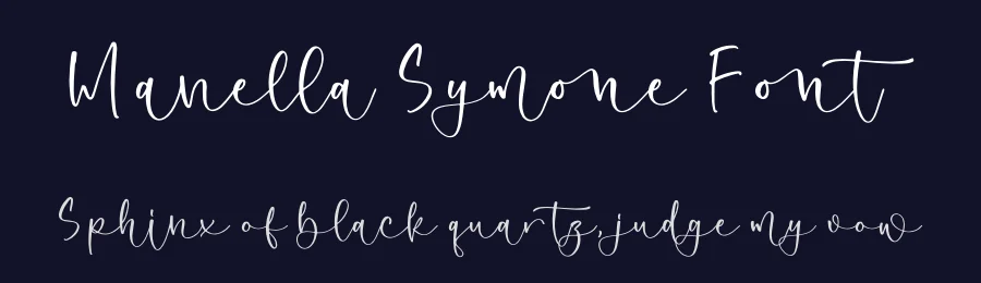 Manella Symone Font by letterfabric — Script Handwritten Font — thumbnail 2