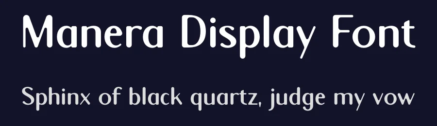 Manera Display Font by SURATMI — Decorative Font — thumbnail 2