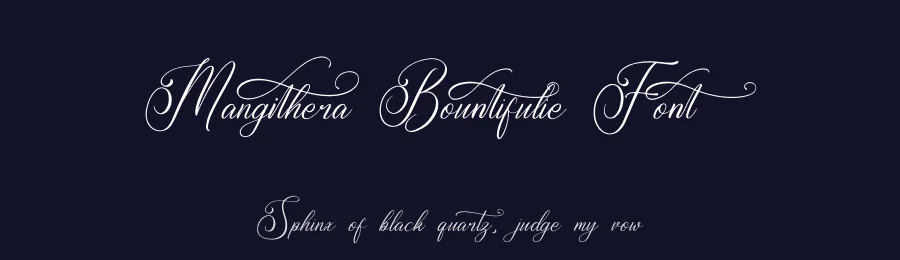 Mangithera Bountifulie Font by letterenastudios — Script Handwritten Font — thumbnail 2