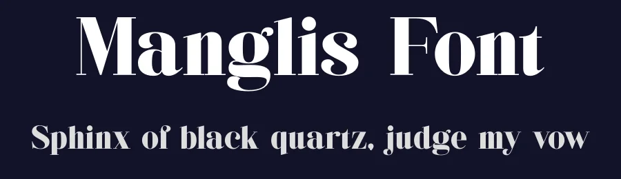 Manglis Font by TypeLogue — Serif Font — thumbnail 2