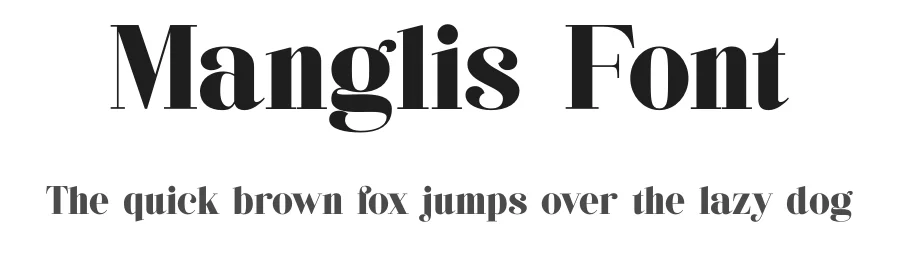 Manglis Font by TypeLogue — Serif Font