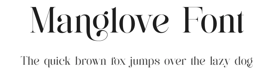 Manglove Font by TypeLogue — Serif Font