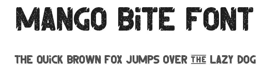 Mango Bite Font by CalligraphyFonts.net — Display Font