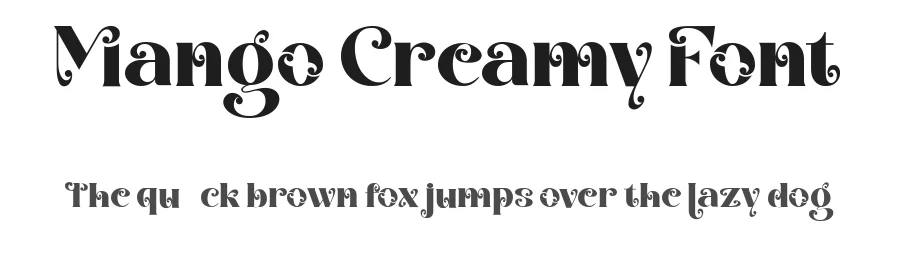 Mango Creamy Font by Say Studio — Display Font