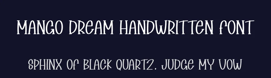 Mango Dream Handwritten Font by andikastudio — Display Font — thumbnail 2