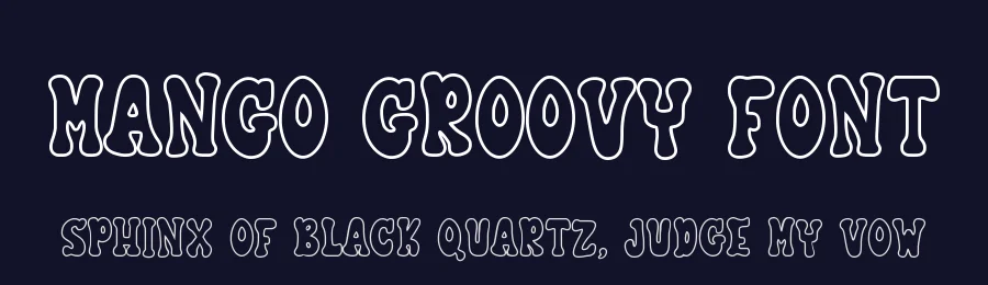 Mango Groovy Font by qwrtype — Decorative Font — thumbnail 2