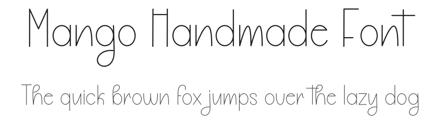 Mango Handmade Font by freshtypeink — Display Font