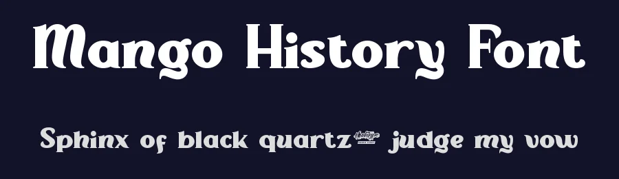 Mango History Font by noahtype — Decorative Font — thumbnail 2
