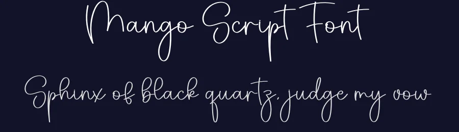 Mango Script Font by creativeletter — Script Handwritten Font — thumbnail 2