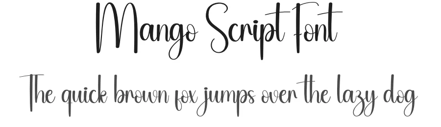 Mango Script Font by andikastudio — Script Handwritten Font