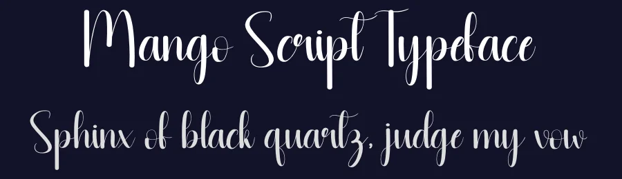Mango Script Typeface by andikastudio — Script Handwritten Font — thumbnail 2