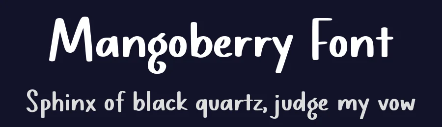 Mangoberry Font by Allouse.Studio — Display Font — thumbnail 2
