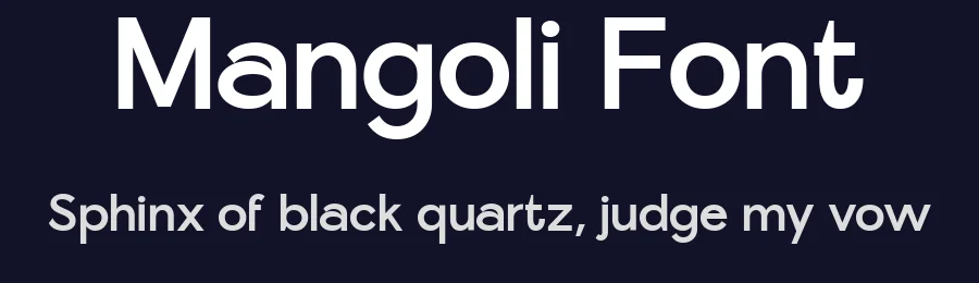 Mangoli Font by gatype — Sans Serif Font — thumbnail 2