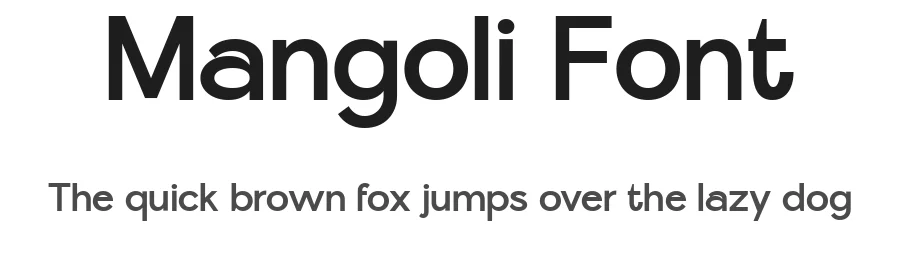 Mangoli Font by gatype — Sans Serif Font