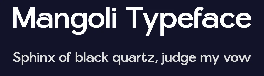 Mangoli Typeface by gatype — Sans Serif Font — thumbnail 2