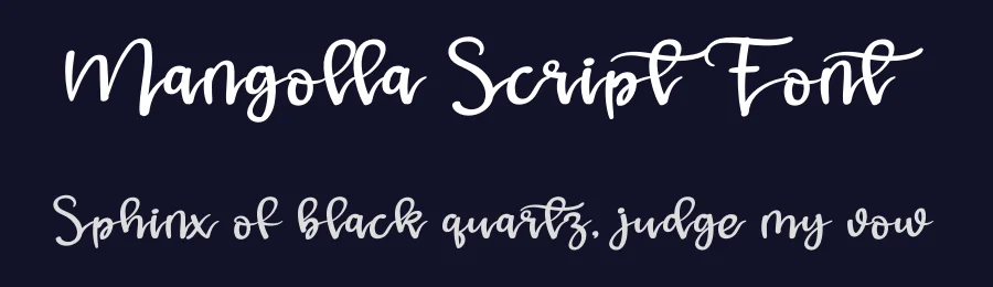 Mangolla Script Font by andikastudio — Script Handwritten Font — thumbnail 2