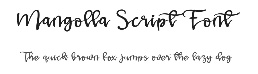 Mangolla Script Font by andikastudio — Script Handwritten Font
