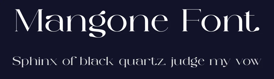 Mangone Font by SURATMI — Serif Font — thumbnail 2