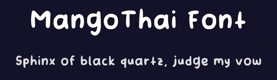 MangoThai Font by oreovocado — Script Handwritten Font — thumbnail 2