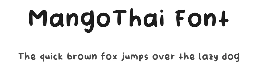 MangoThai Font by oreovocado — Script Handwritten Font