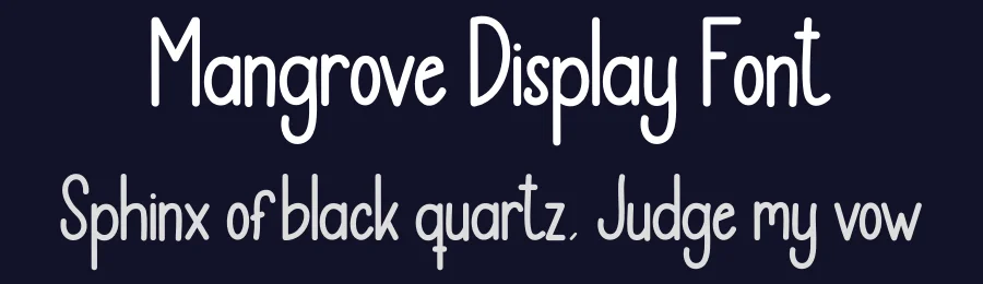 Mangrove Display Font by andikastudio — Display Font — thumbnail 2