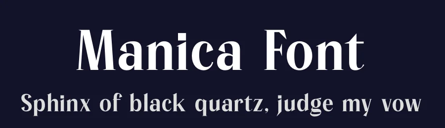 Manica Font by timelesstype.co — Display Font — thumbnail 2
