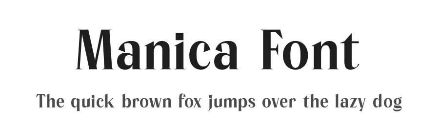 Manica Font by timelesstype.co — Display Font