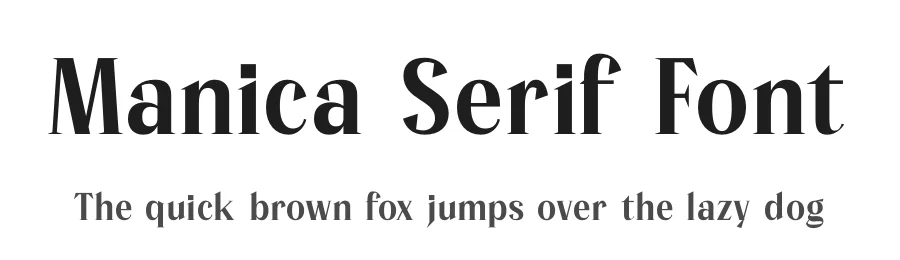 Manica Serif Font by timelesstype.co — Display Font