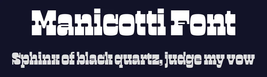 Manicotti Font by djr — Slab Serif Font — thumbnail 2