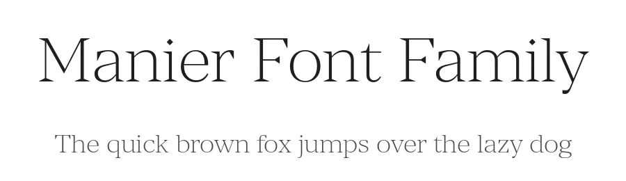 Manier Font Family by Piotr Łapa — Decorative Font