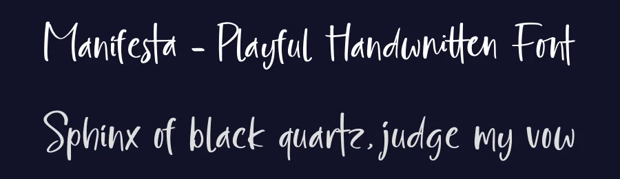 Manifesta – Playful Handwritten Font by letterenastudios — Script Handwritten Font — thumbnail 2