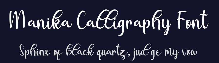 Manika Calligraphy Font by letterenastudios — Script Handwritten Font — thumbnail 2