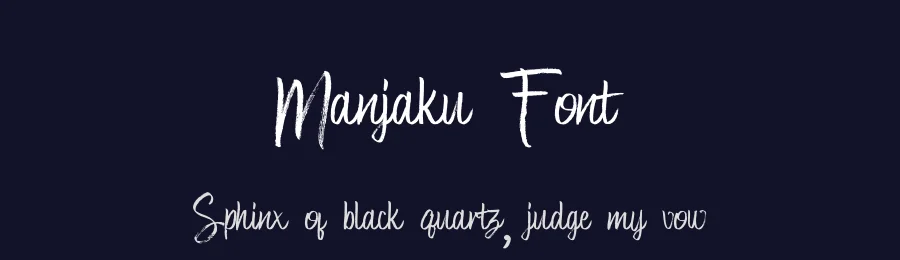 Manjaku Font by Rachmad bagus f — Script Handwritten Font — thumbnail 2