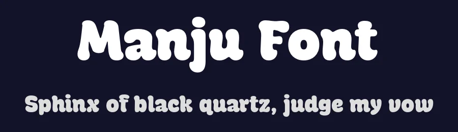Manju Font by Eko Bimantara — Display Font — thumbnail 2