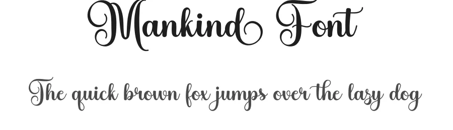 Mankind Font by airotype — Script Handwritten Font