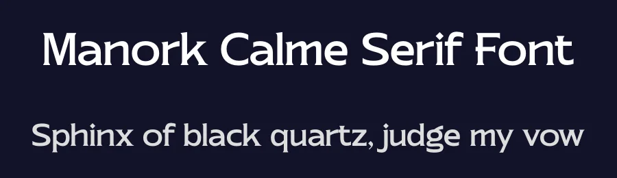 Manork Calme Serif Font by timelesstype.co — Display Font — thumbnail 2