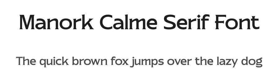 Manork Calme Serif Font by timelesstype.co — Display Font