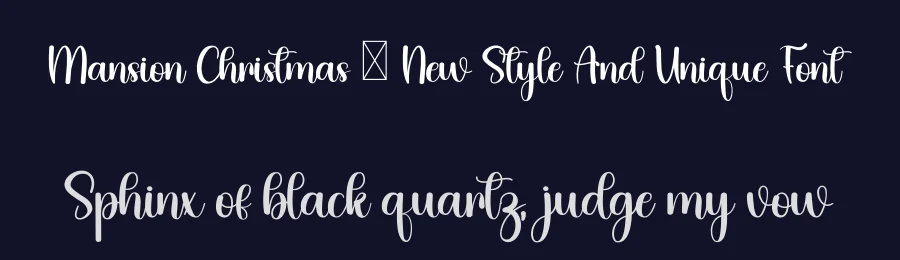Mansion Christmas – New Style And Unique Font by inermediaSTUDIO — Script Handwritten Font — thumbnail 2