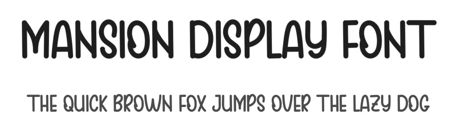Mansion Display Font by inermediaSTUDIO — Display Font