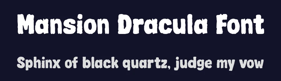 Mansion Dracula Font by Dreamink Studio — Display Font — thumbnail 2