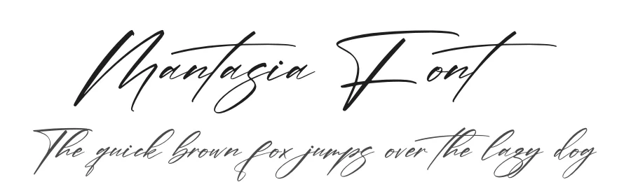 Mantasia Font by letternity — Script Handwritten Font