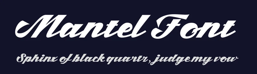 Mantel Font by Muhammad Nasir — Script Handwritten Font — thumbnail 2