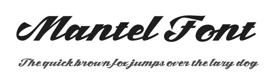 Mantel Font by Muhammad Nasir — Script Handwritten Font