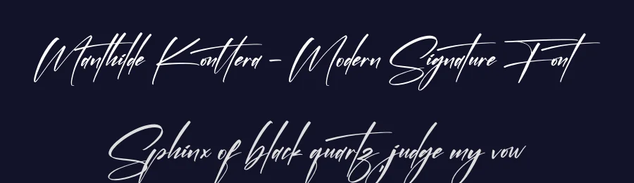 Manthilde Konttera – Modern Signature Font by letternity — Script Handwritten Font — thumbnail 2