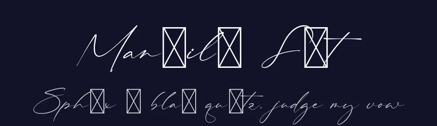 Manthilen Font by grahatype — Script Handwritten Font — thumbnail 2